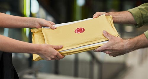 Staff responding to clients query